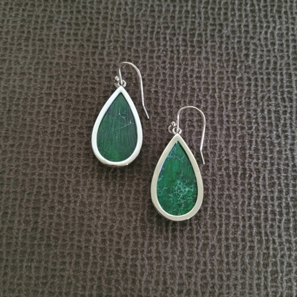 Iris & Lily Green💚 Jasper Earrings - Picture 12 of 16